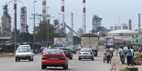 La zone industrielle de Vridi, à Abidjan (image d'illustration).