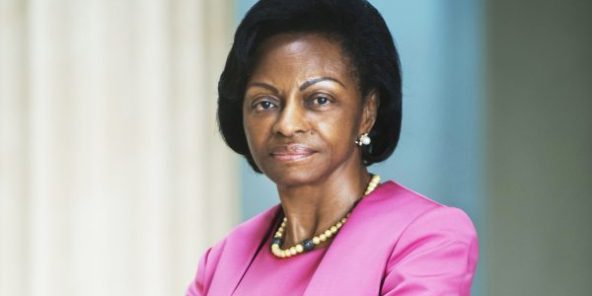 Marie-Madeleine Mborantsuo, présidente de la Cour constitutionnelle du Gabon.