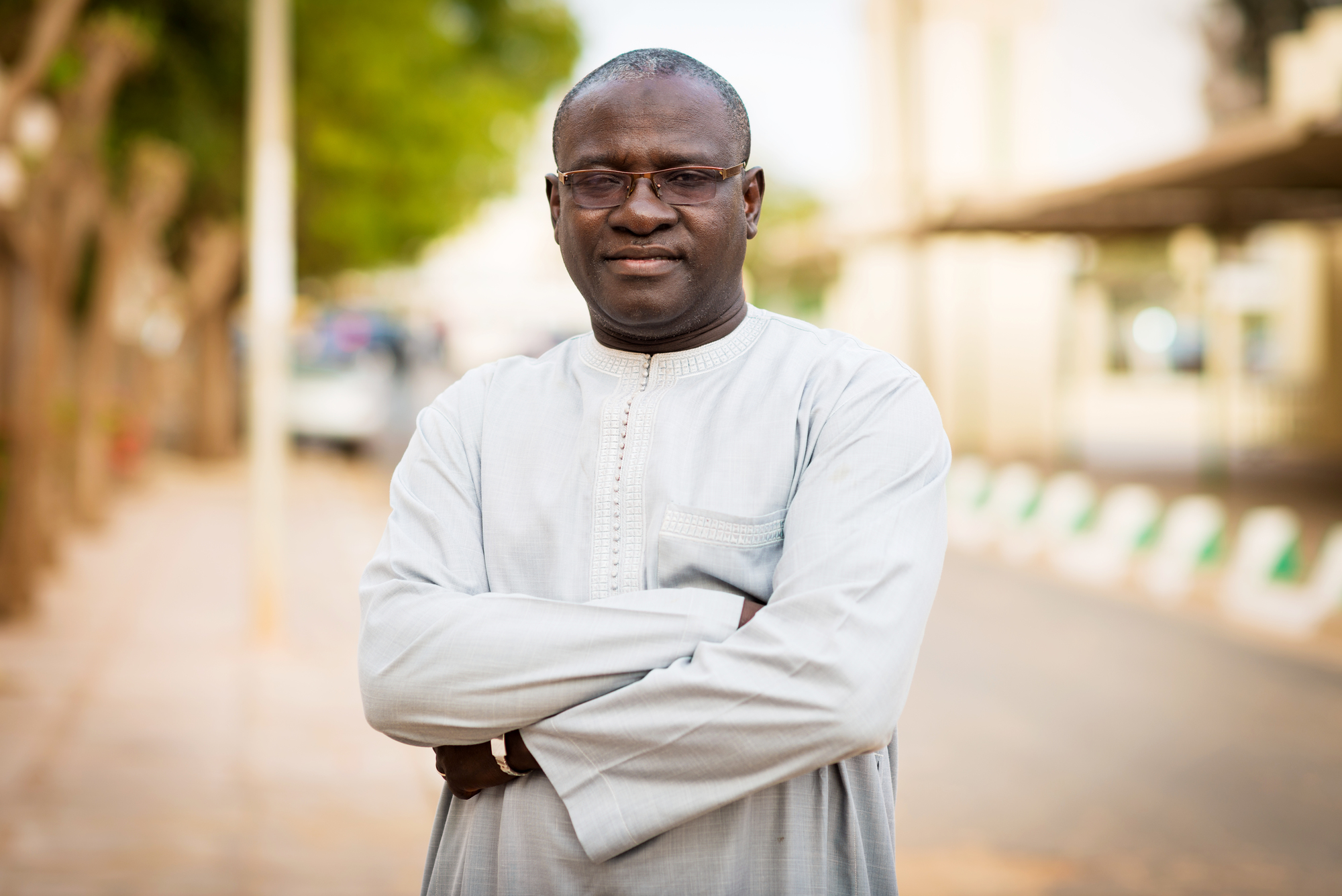 Bakary Sambe, directeur du Timbuktu Institute et professeur à l’université Gaston-Berger de Saint-Louis (Sénégal) à Dakar, Sénégal le 15 mai 2019.