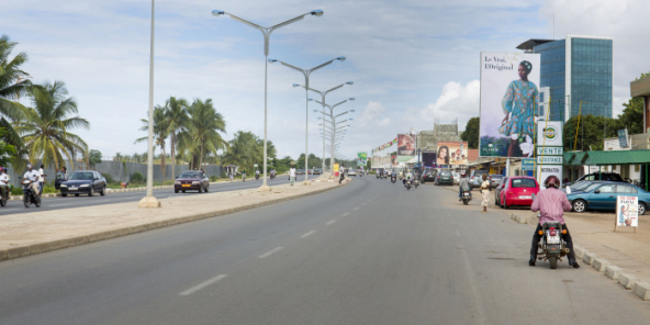 Une route de Lomé, au Togo (photo d’illustration).