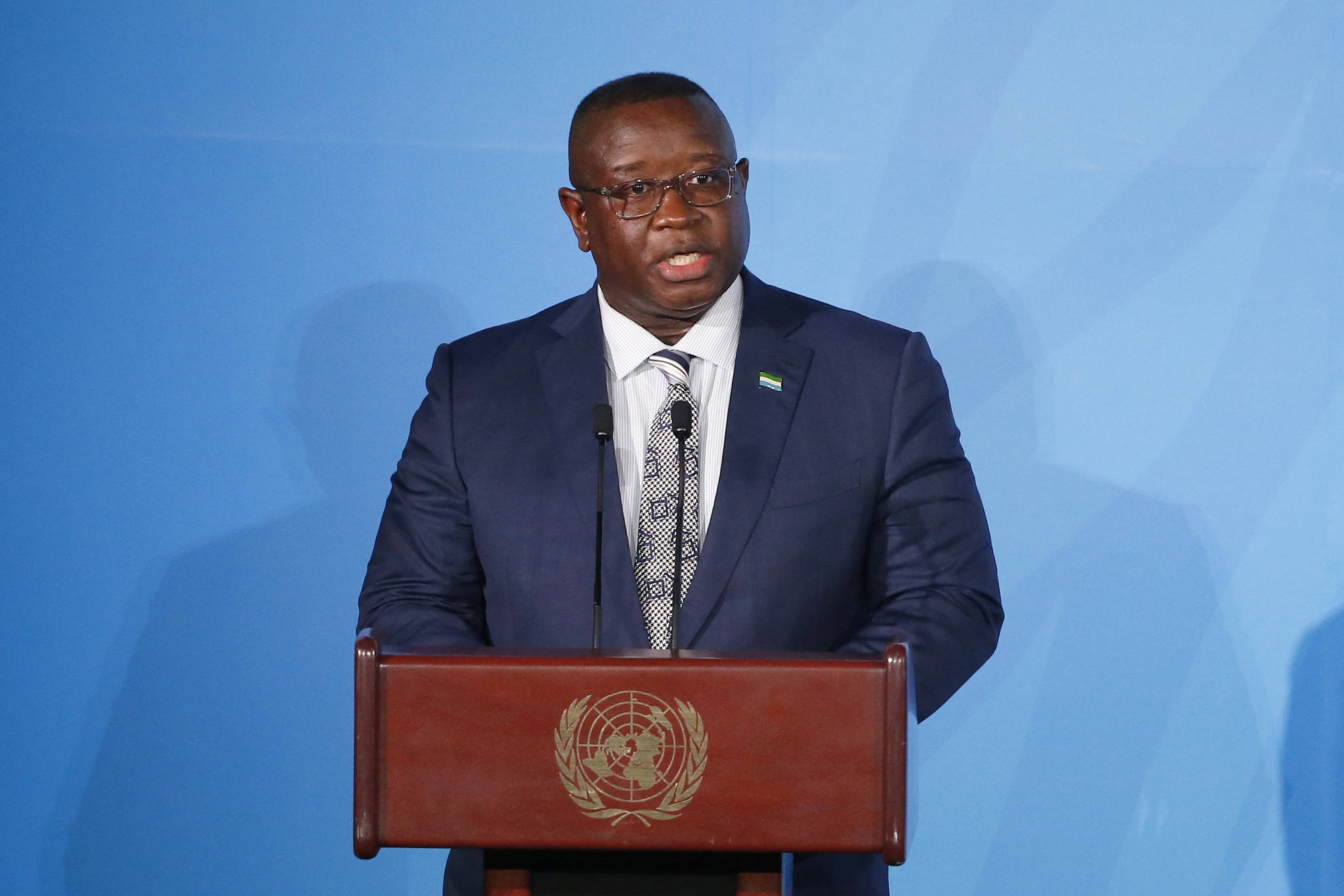 Sommet De L ONU Pour Le Climat Ce Qu Ont D Clar Les Chefs D Tat   Julius Maada 1 