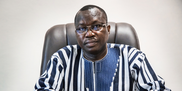 Lassané Kaboré, ministre de l'Économie et des Finances du Burkina Faso