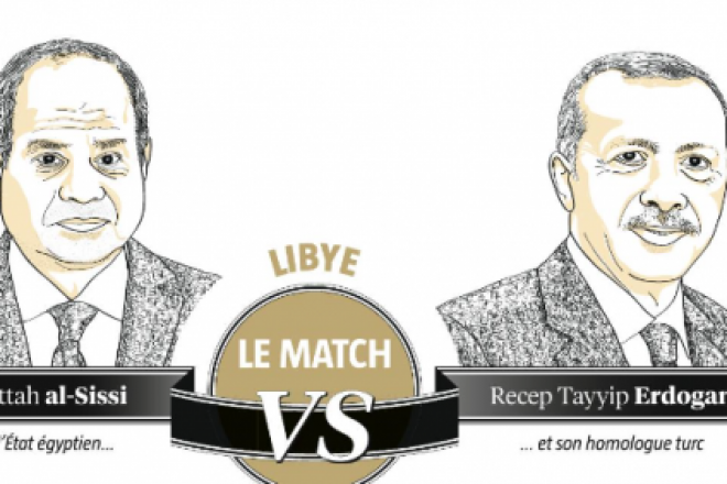 La Libye, terrain d'affrontement pour Abdel Fatah al-Sissi et Recep Tayyip Erdogan
