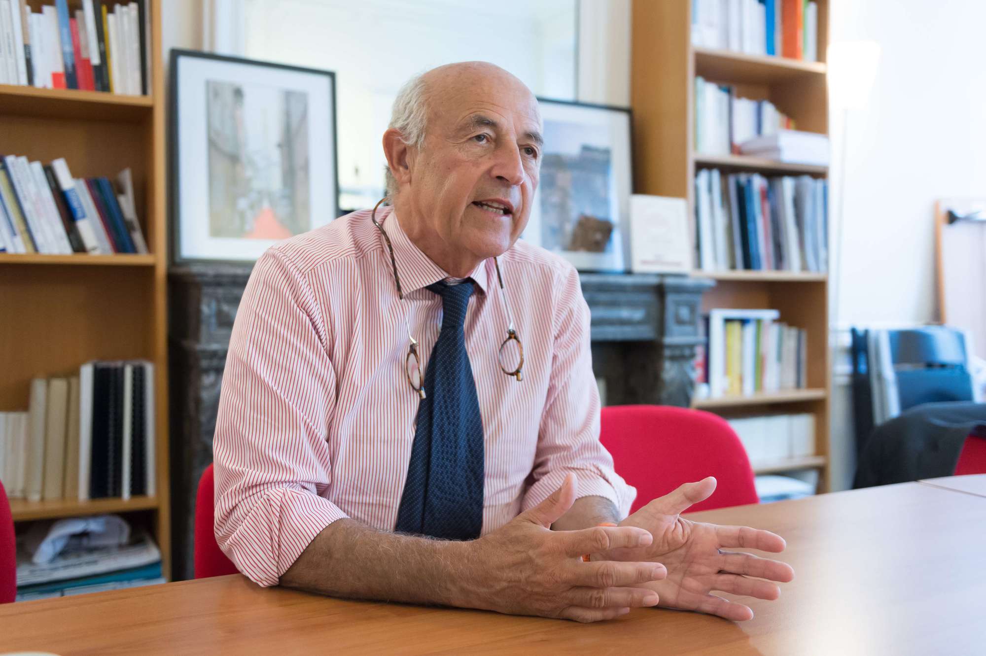Jean-Hervé Lorenzi, du Cercle des Economistes © JACQUES WITT/SIPA
