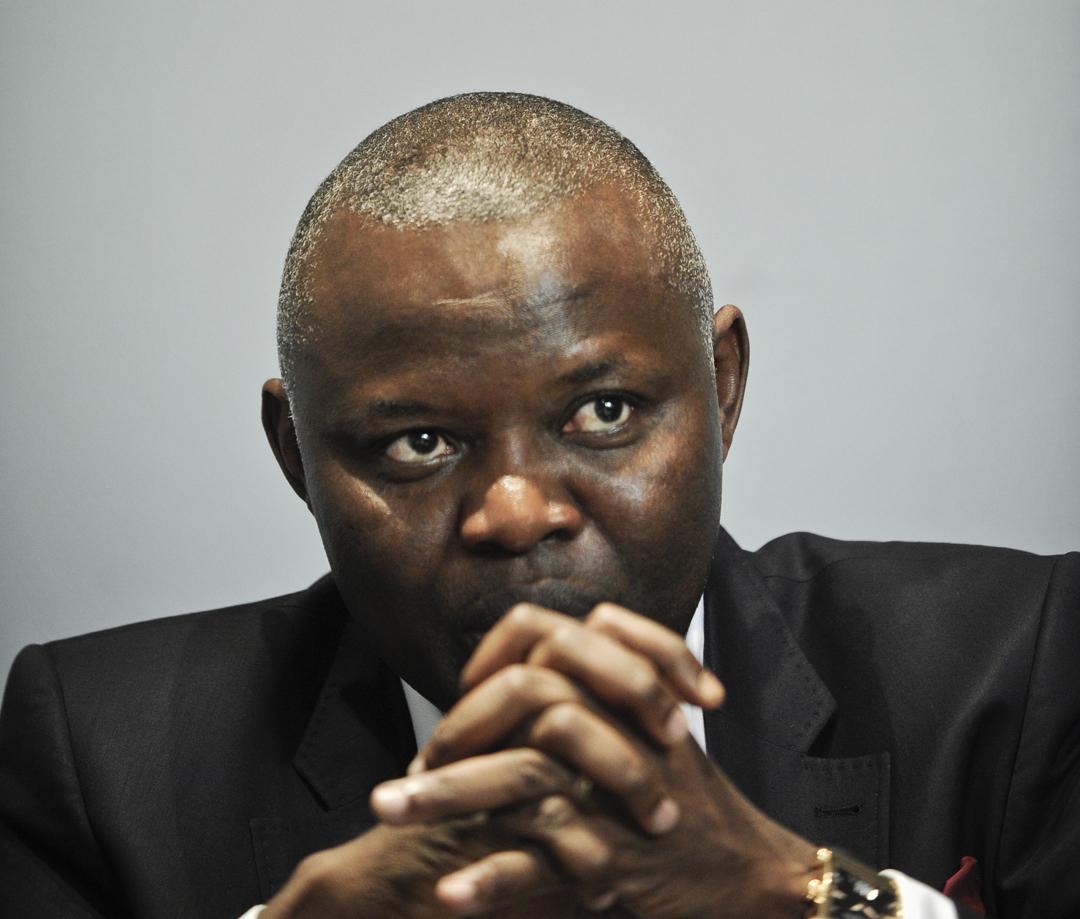Vital Kamerhe, ancien président de l'Assemblée nationale, directeur de cabinet de Félix Tshisekedi. Ici à Paris, dans les locaux de Jeune Afrique, le 20 août 2013.