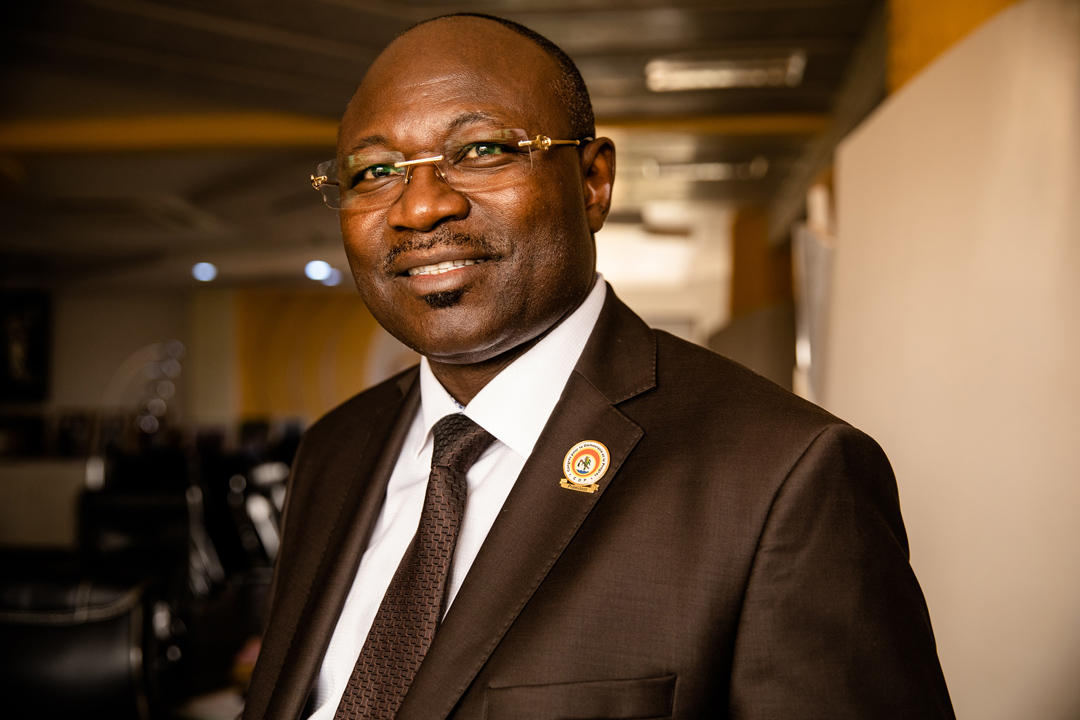 Eddie Komboïgo, président du Congrès pour la démocratie et le progrès (CDP), dans son bureau à Ouagadougou, en mars 2019.