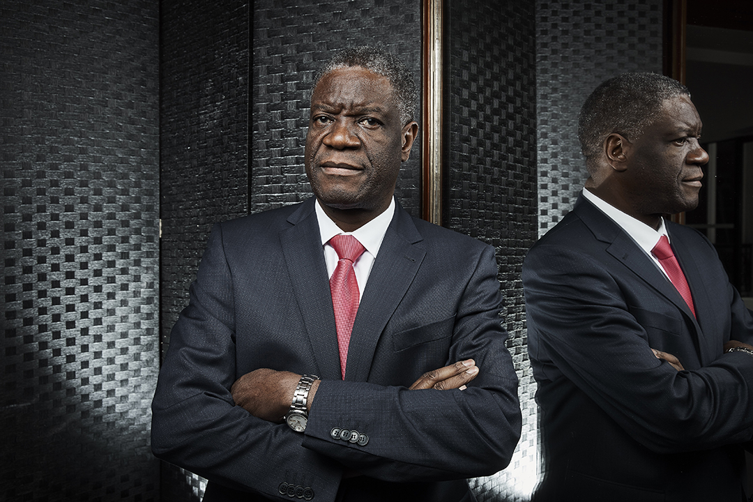 Le docteur Denis Mukwege à Paris, en 2016