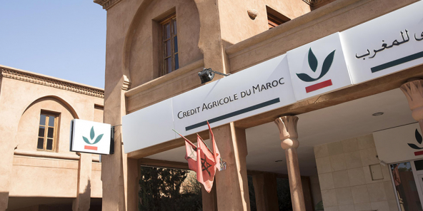 Crédit Agricole du Maroc à Marrakech en 2016.