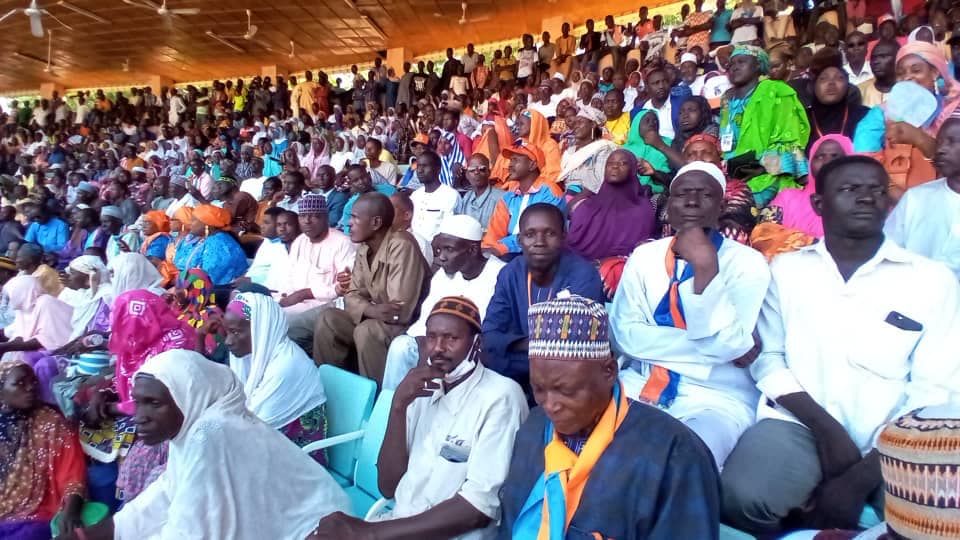 Lors du congrès du Moden Fa Lumana, le 19 septembre 2020 à Dosso, au Niger.