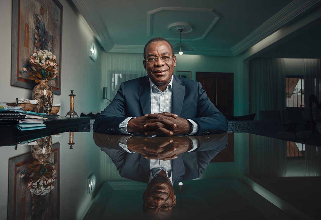 Pascal Affi N'guessan, à son domicile d'Abidjan, le 13 septembre 2019.