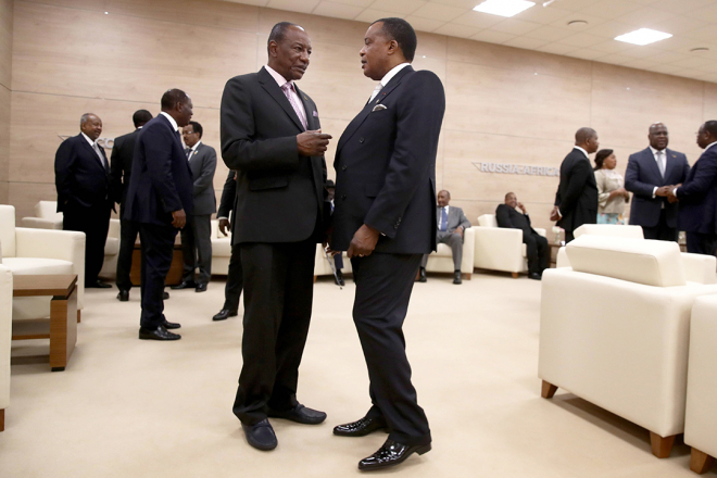 Denis Sassou Nguesso, médiateur entre Alpha Condé et Umaro Sissoco Embaló