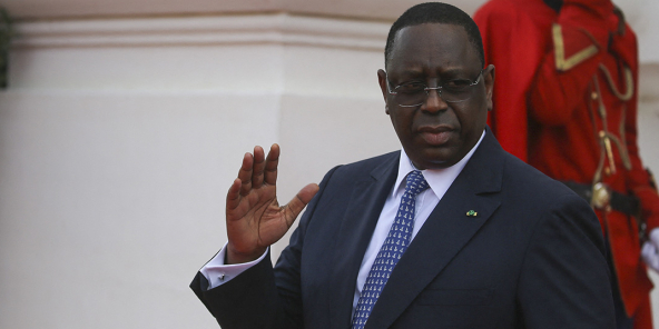 Le président sénégalais, Macky Sall, à Dakar le 28 janvier 2020.
