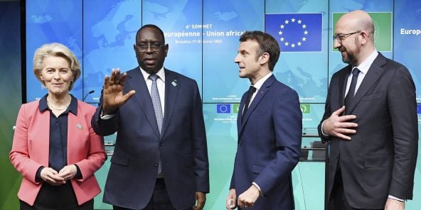 SOMMET EUROPE-AFRIQUE 2022 A BRUXELLES DU 17 AU 18 FÉVRIER, QU'EST CE QU'ON Y A FAIT, QUOI EN ATTENDRE ? Sipa_ap22653221_000133-592x296