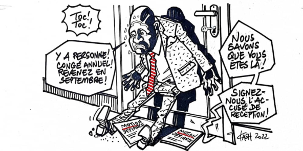 UN ÉVÈNEMENT EXCEPTIONNEL  A L'ASSEMBLÉE HABITUÉE A LA SOLDE DES DIKTATS D'EN HAUT ET DE L'ARGENT : ELLE VIENT DE  DESTITUER UN MINISTRE ! HISTORIQUE !!! QU'EST-CE QUE  CELA NOUS DIT-IL ??? Kalumbakash-592x296-1648483683